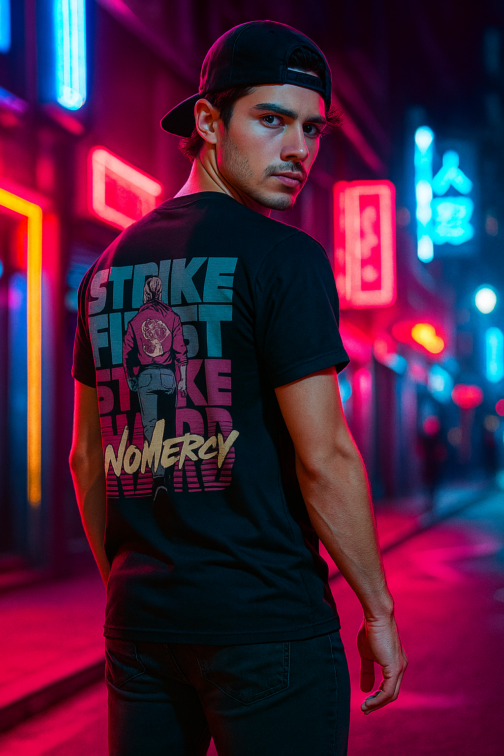 Strike First, Strike Hard, No Mercy Graphic Oversize