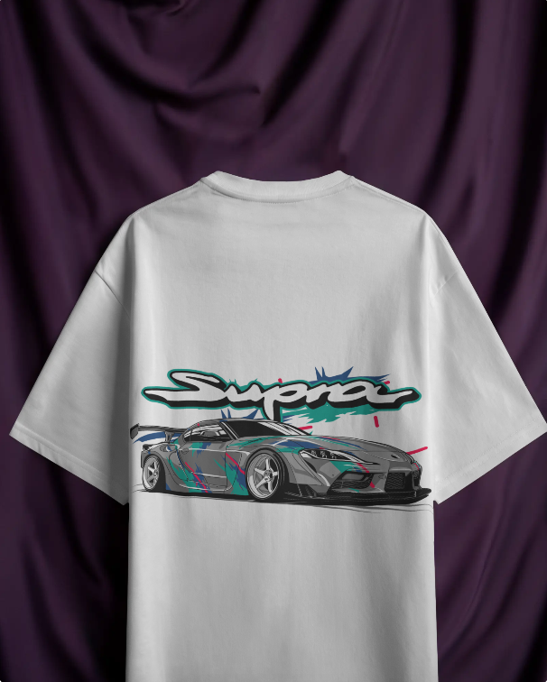 Supra MK5 Retro JDM Car Graphic Oversize