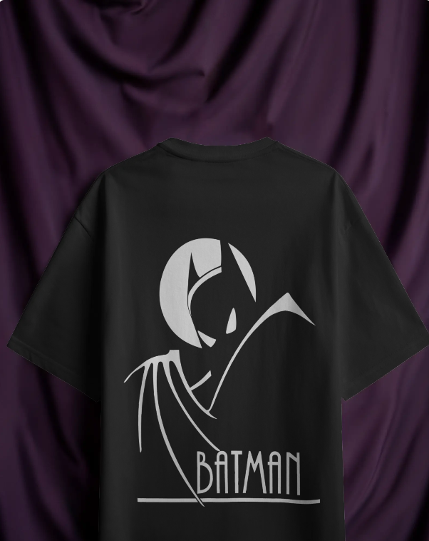 Minimalist Batman Art Deco Graphic Oversize